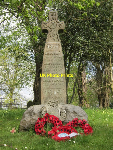 Photo 6"x4" The War Memorial at St Paul's, Holme Eden Warwick Bridge c2012