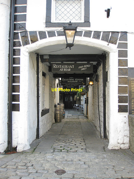Photo 6"x4" Cobbled alleyway to the rear Skipton c2012