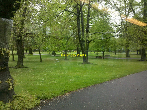 Photo 6"x4" Palmerston Park from a bus Southampton c2012