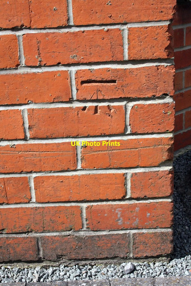 Photo 6"x4" Benchmark on #14 Lark Hill Wantage c2012