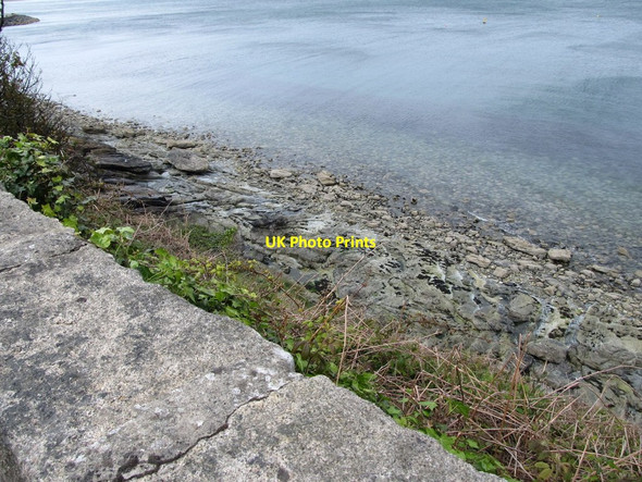 Photo 6"x4" Rocky coastline below the Kilkeel Road (A2) Newcastle\/J3732 c2012