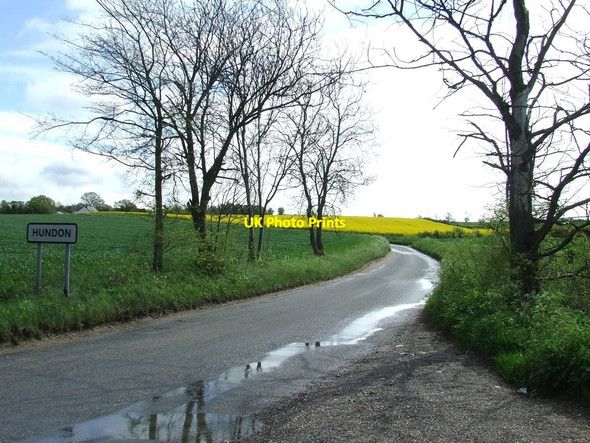 Photo 6"x4" Hundon Road Kedington c2012 P1
