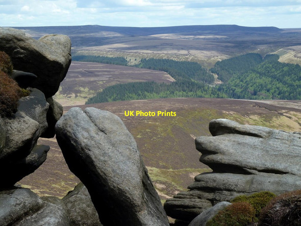 Photo 6"x4" Rock formation at the edge of the plateau Fairbrook Naze c2012
