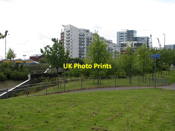 Photo 6"x4" Beith Street meets the Clydeside Expressway Partick c2012