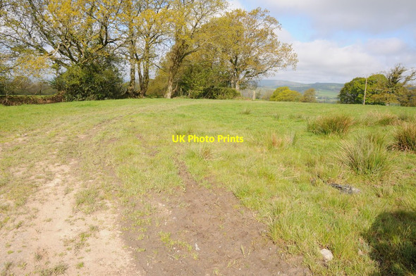 Photo 6"x4" Farmland above the Towy valley Myrtle Hill\/SN7630 c2012