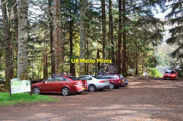 Photo 6"x4" Forestry car park , Craig Craig\/NH0349 c2012