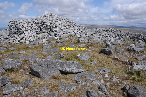 Photo 6"x4" Cairn on summit of Garreg Lwyd Rhosaman c2012