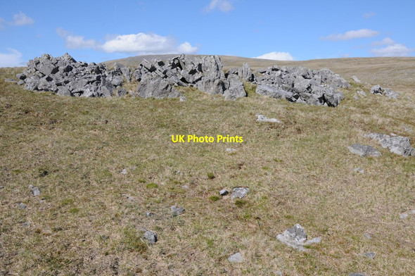 Photo 6"x4" Rocks on the southern slopes of Foel Braith Rhosaman c2012