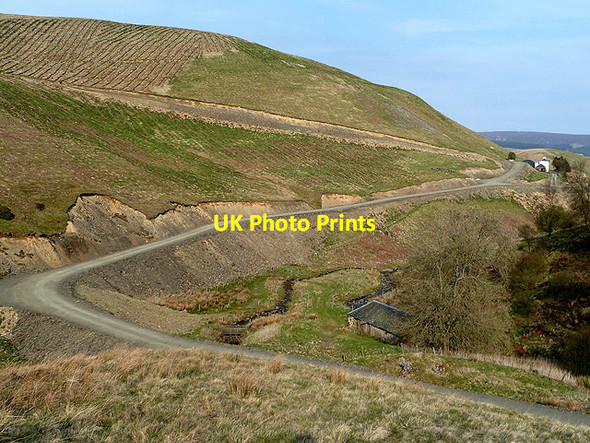 Photo 6"x4" Forestry roads at Saughtree Grain Saughtree c2012