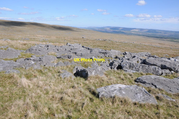 Photo 6"x4" Rocks on the slopes of Garreg Lwyd Rhosaman c2012