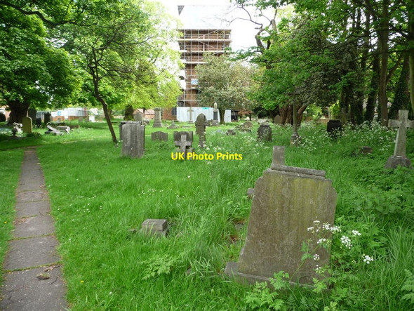 Photo 6"x4" St Giles churchyard Sheldon\/SP1584 c2012