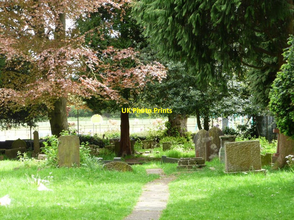 Photo 6"x4" Eastern end of St Giles churchyard Sheldon\/SP1584 c2012