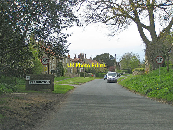 Photo 6"x4" Entering Terrington from the East Terrington c2012