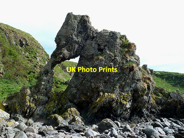 Photo 6"x4" Elephant Rock on Hestan Island Rockcliffe\/NX8453 c2012