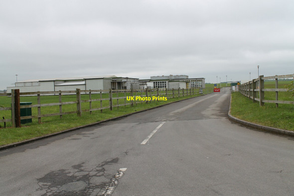 Photo 6"x4" Rear Entrance to RAF Cranwell Cranwell c2012