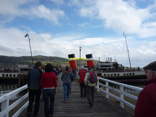 Photo 6"x4" Doon The Watter - 25th June 2011 : On Tighnabruaich Pier Tighnabruaich c2011