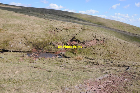 Photo 6"x4" Bridleway crossing Twrch Fechan Esgair Ddu\/SN7820 c2012