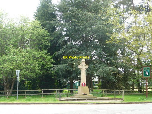 Photo 6"x4" 1914-18 War Memorial Over Peover c2012