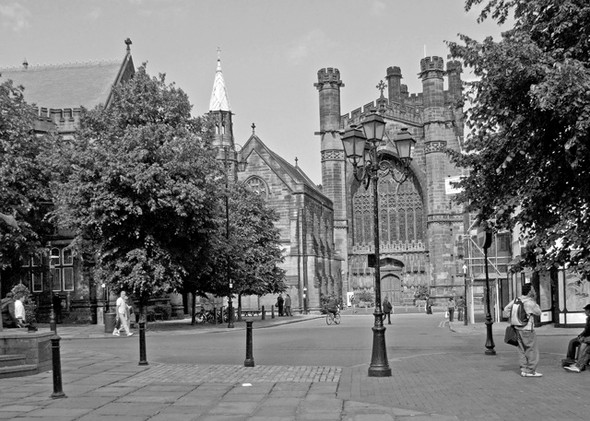 Photo 6"x4" West Door Chester c2008