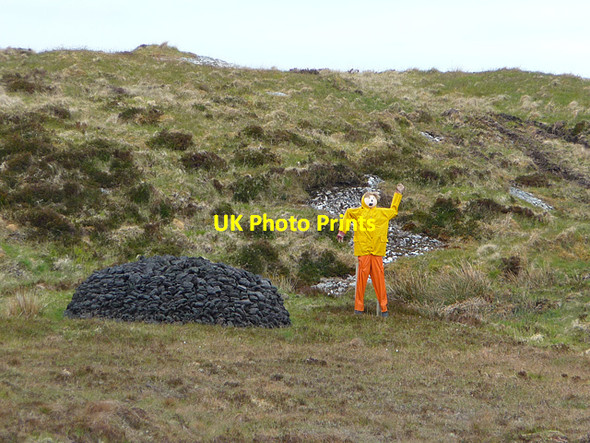 Photo 6"x4" Guarding the peat stack Blashaval\/NF8970 c2012