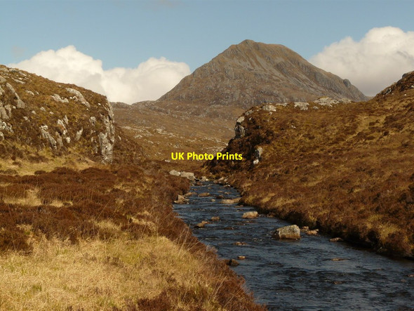 Photo 6"x4" The Alltan Riabhach \/ Ben Stack Alltan Riabhach\/NC2242 c2012