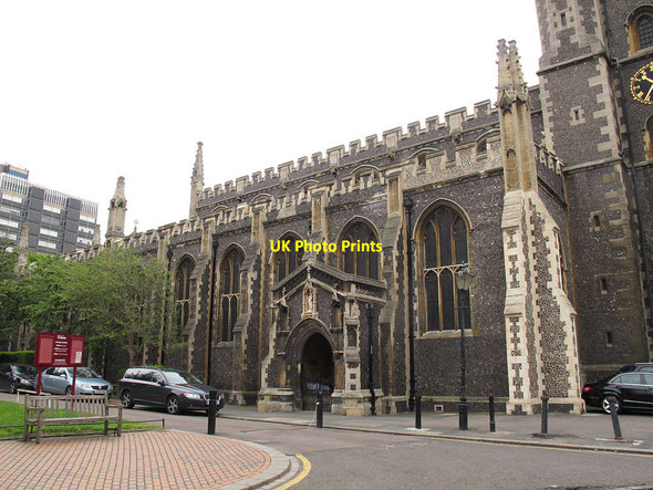 Photo 6"x4" Croydon Minster: north side Croydon\/TQ3365 c2012