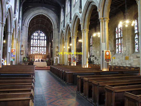 Photo 6"x4" Croydon Minster: nave Croydon\/TQ3365 c2012