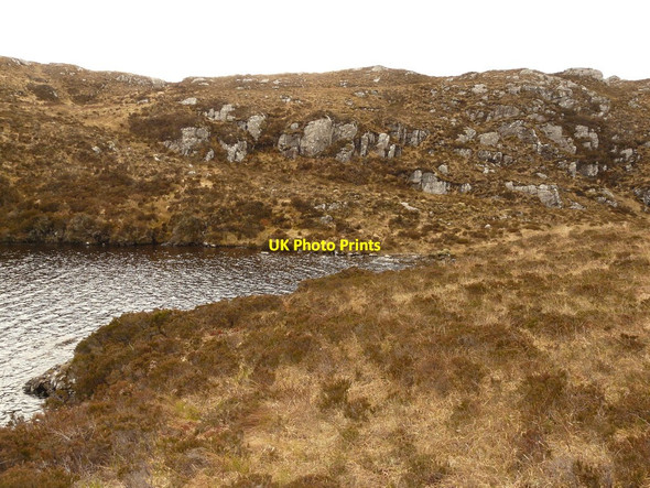 Photo 6"x4" Loch Bad an t-Seasgaich Lower Badcall c2012