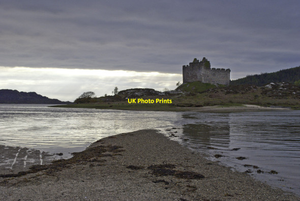 Photo 6"x4" Castle Tioram - High Tide Invermoidart c2012