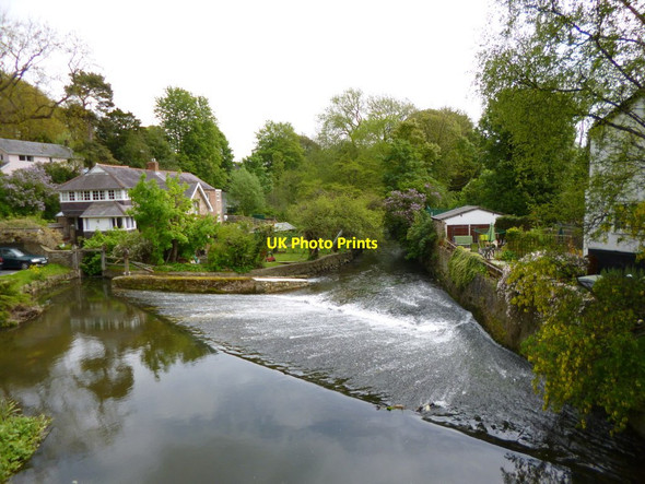 Photo 6"x4" Caergwrle, weir Caergwrle c2012