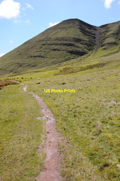Photo 6"x4" Path below Twr y Fan Foel Fan Foel c2012