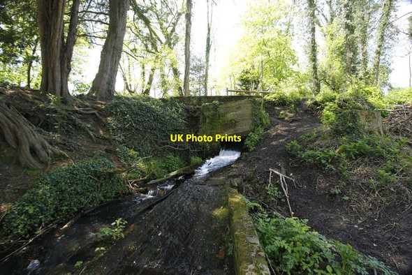 Photo 6"x4" Looking up the spillway Chilworth\/TQ0247 c2012