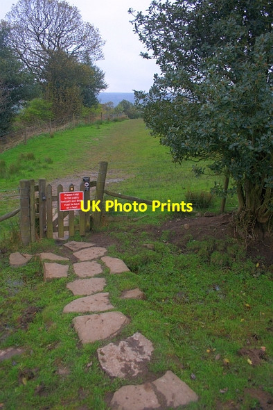 Photo 6"x4" Gate on Public Footpath to Barber Booth Barber Booth c2012