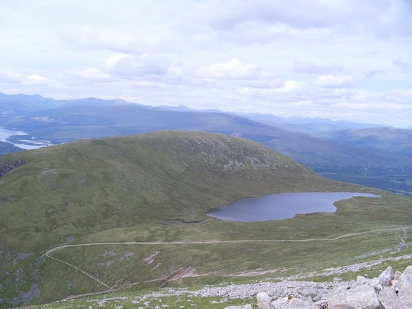 Photo 6"x4" Looking to Meall an t-Suidhe and Lochan Meall an t-Suidhe Ben Nevis c2008