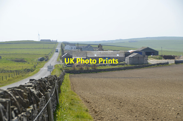 Photo 6"x4" Lucknow Farm Shapinsay Looking southwards Burroughston c2012