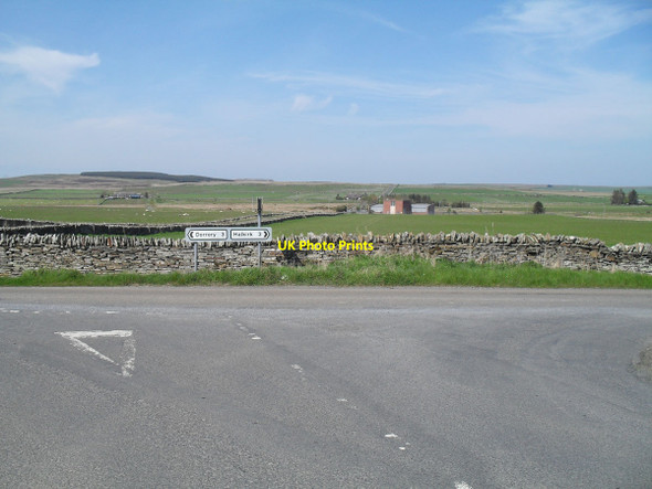 Photo 6"x4" Junction west of Halkirk, east of Dorrey Calder Mains c2012