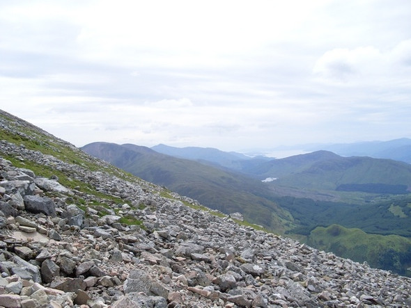 Photo 6"x4" View south from Ben Nevis Ben Nevis c2008