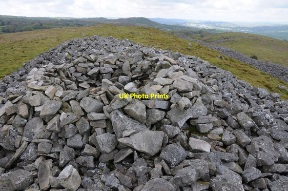 Photo 6"x4" Cairn on Garn Goch Bethlehem c2012