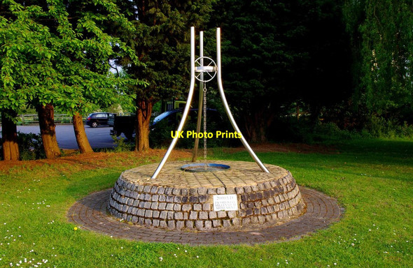 Photo 6"x4" Jacobs Well Millennium Monument (1), Jacobs Well Road, Jacobs Well Abbotswood\/TQ0051 c2012