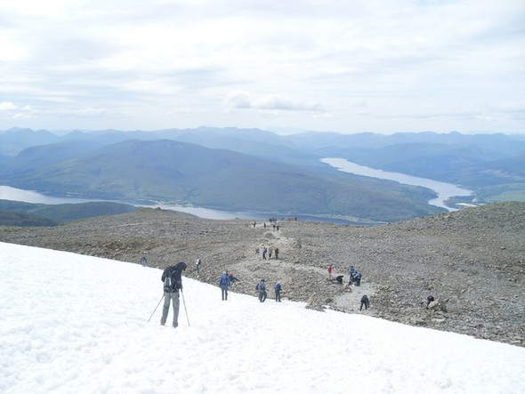 Photo 6"x4" Looking back along the Ben Nevis path Ben Nevis c2008