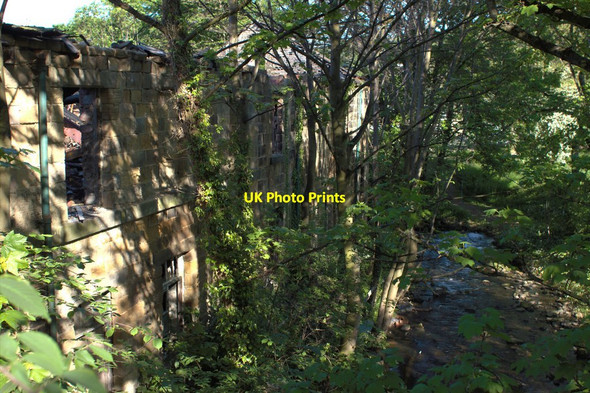 Photo 6"x4" Ghyll Beck Baildon c2012