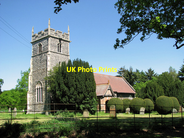 Photo 6"x4" St Michael's church in Woolverstone Woolverstone c2012