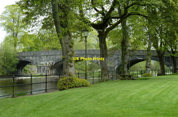 Photo 6"x4" Long Bridge, River Severn, Llanidloes Llanidloes c2012
