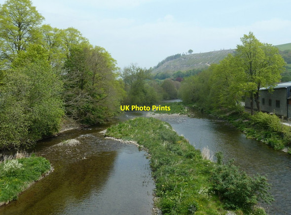 Photo 6"x4" River Severn downstream of Long Bridge, Llanidloes Llanidloes c2012