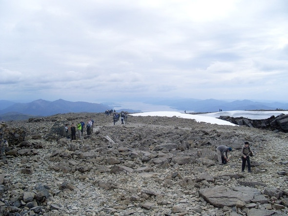 Photo 6"x4" The summit of Ben Nevis Ben Nevis c2008