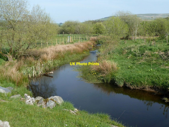 Photo 6"x4" River Marteg in May Bwlch-y-sarnau c2012