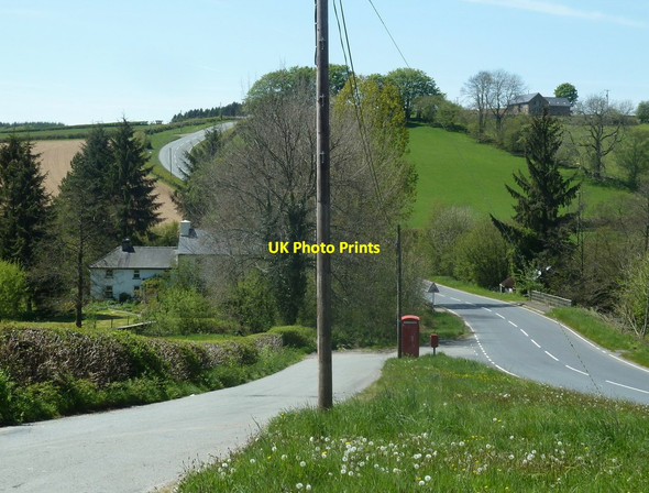 Photo 6"x4" Glandulas and the B4358 Troedrhiwdalar c2012