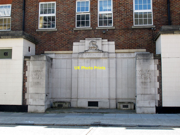 Photo 6"x4" London Regiment War Memorial, Bermondsey Bermondsey c2012