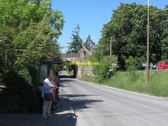 Photo 6"x4" Bus stop on Stopham Road Pulborough c2012
