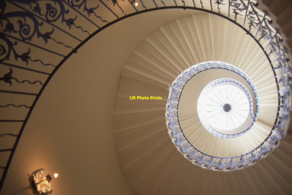 Photo 6"x4" Greenwich: staircase in The Queen's House Greenwich\/TQ3977 c1996